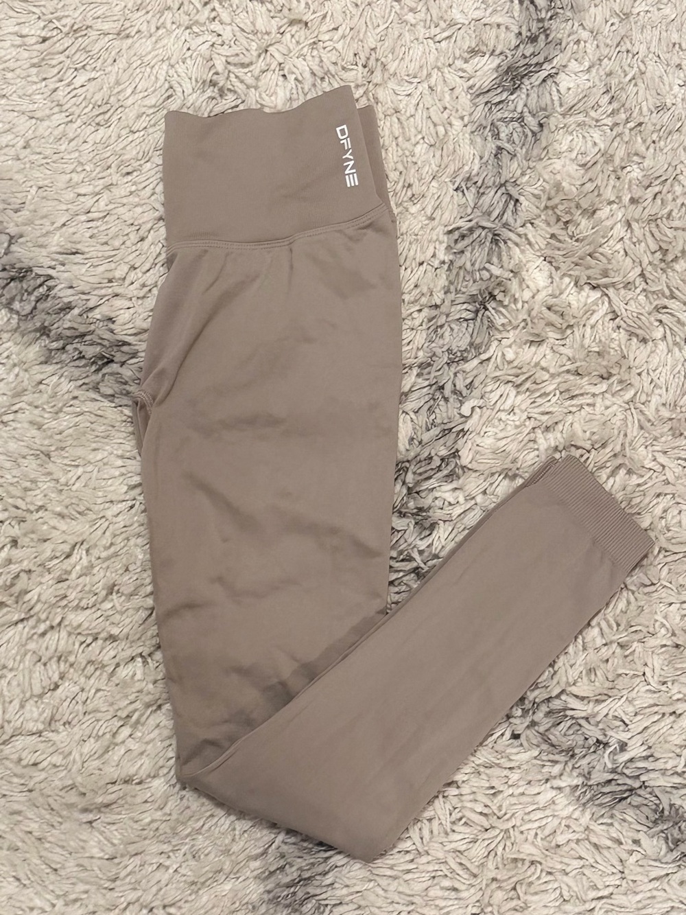 Seamless High-Waist Sculpting Leggings - Taupe